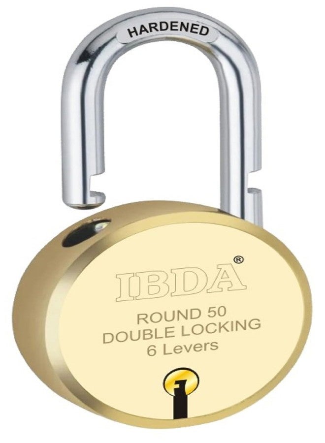 IBDA Small keyed Lock|Small Lock and Key|Double Locking|6 Levers' Technology|Rivetless Steel Body Padlock|Lock for Home, gate, Door, kadi, Channel, Chain, Shop, School,Warehouse,Meter Box (Pk of 4) - Image 2